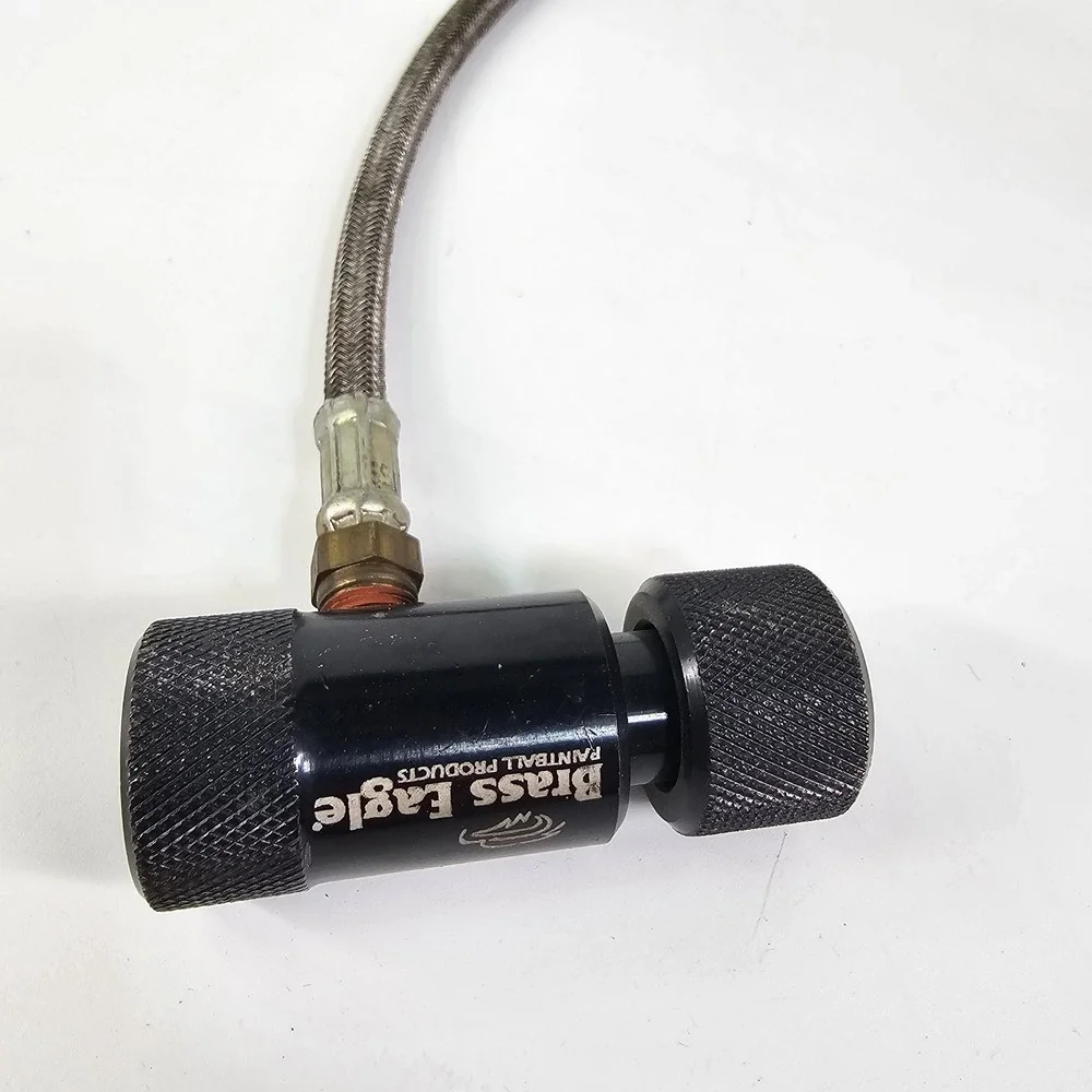 Brass Eagle Heavy Duty Paintball Tank Remote Coil Air Connector